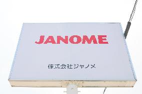 Janome signage and logo